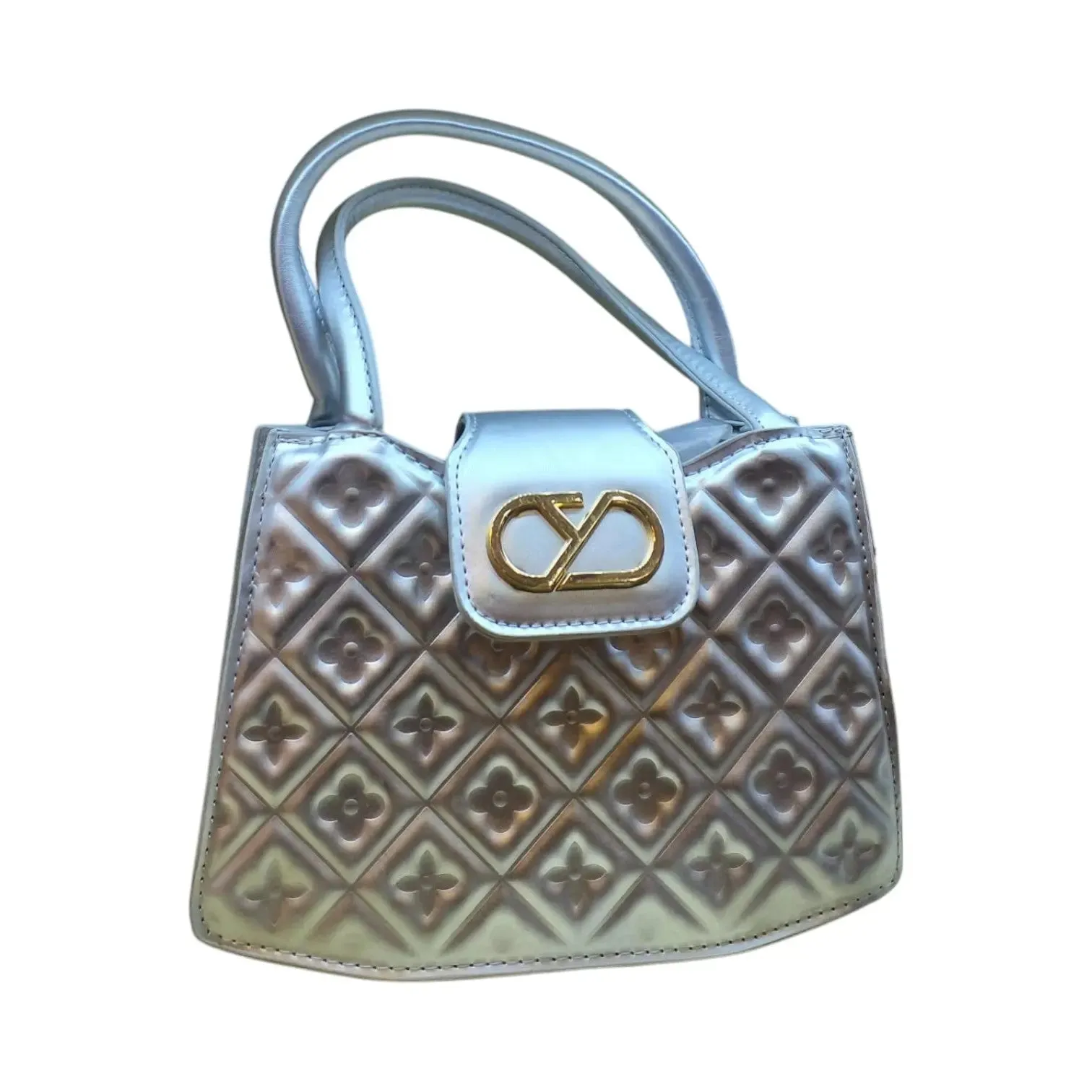 Floral Qiulted  Shoulder Bag