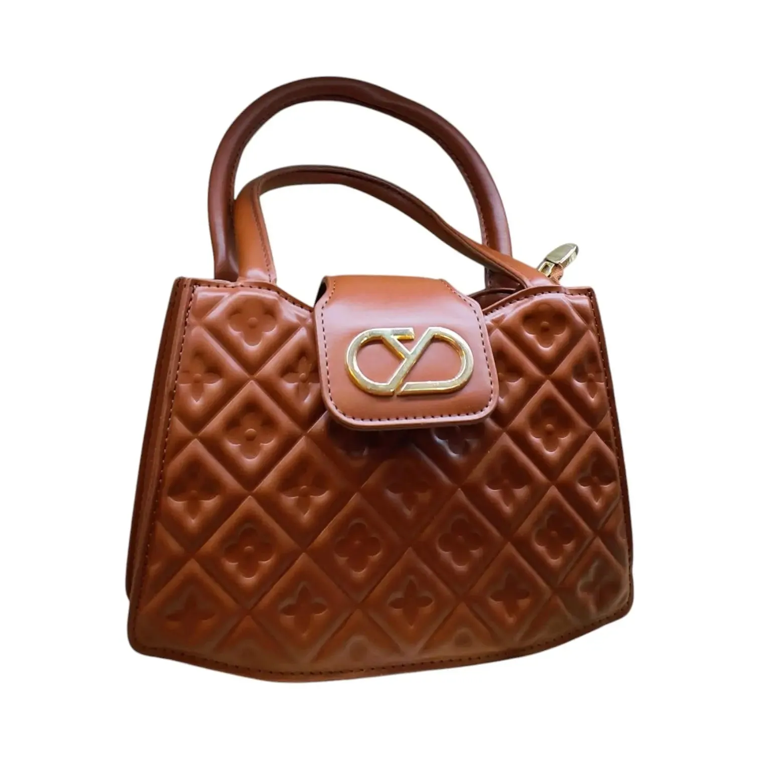 Floral Qiulted  Shoulder Bag