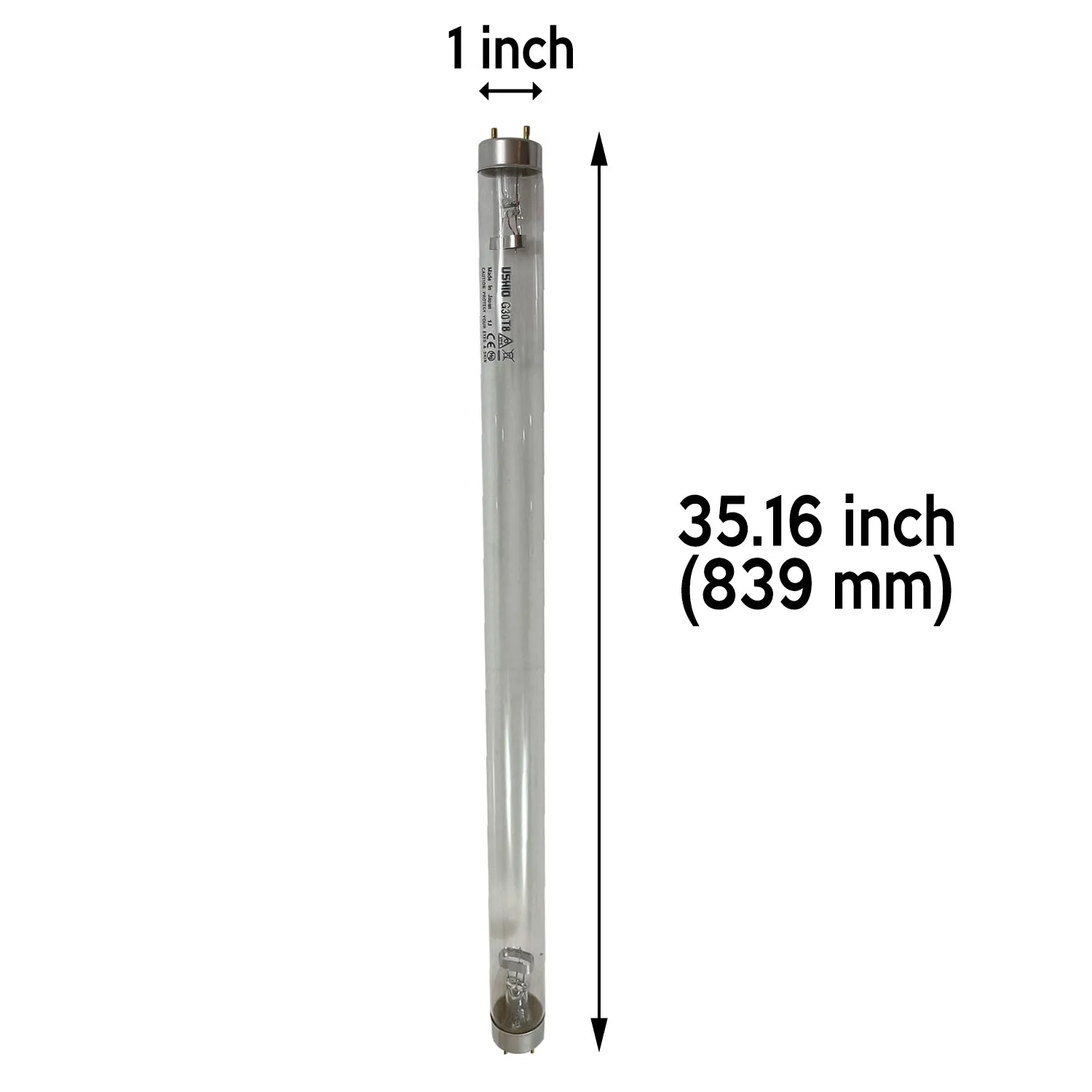 for UltraViolet Devices 767923 Germicidal UV Replacement bulb - Ushio OEM bulb