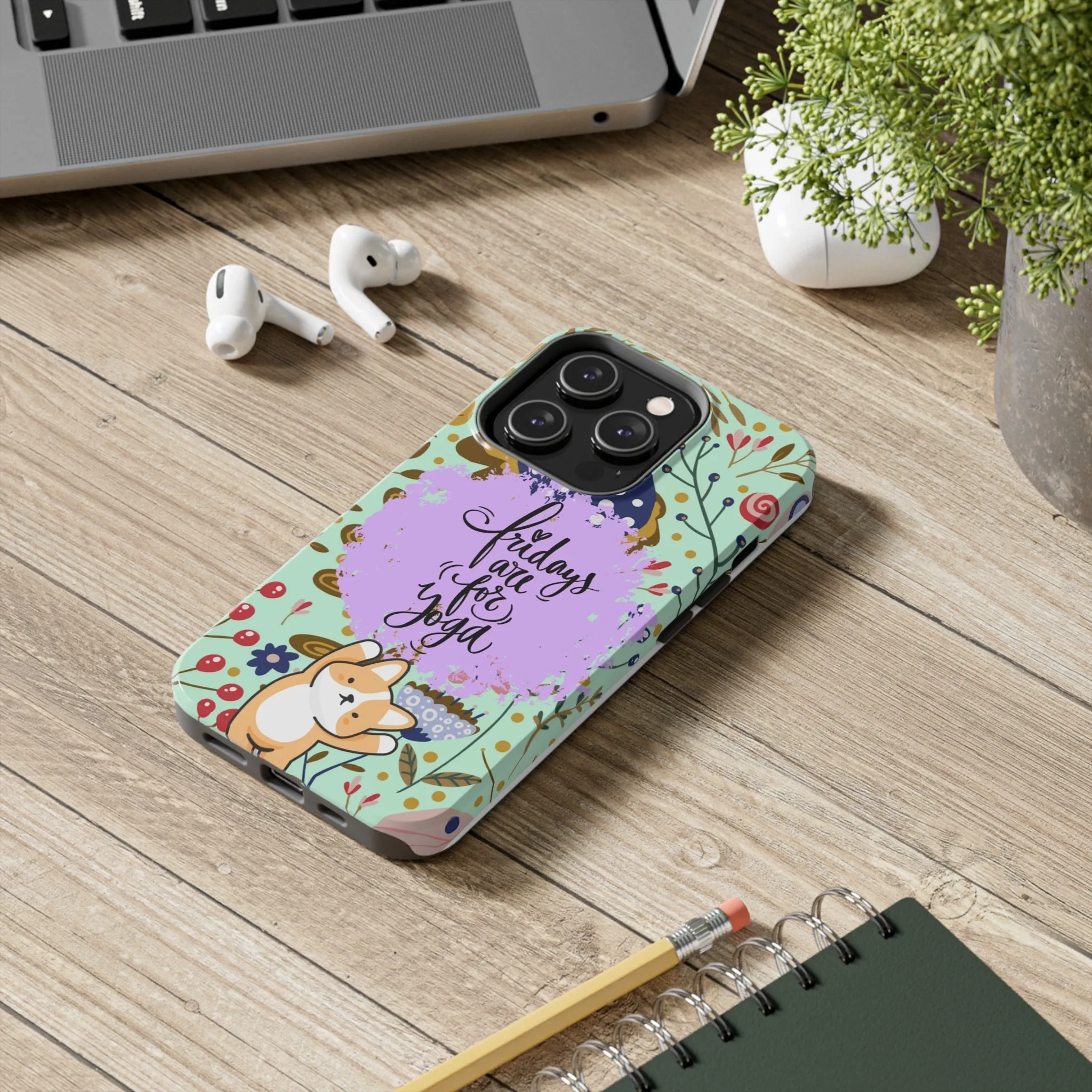 Fridays Are for Yoga Inspirational Cell Phone Case - Zen Lifestyle Cover