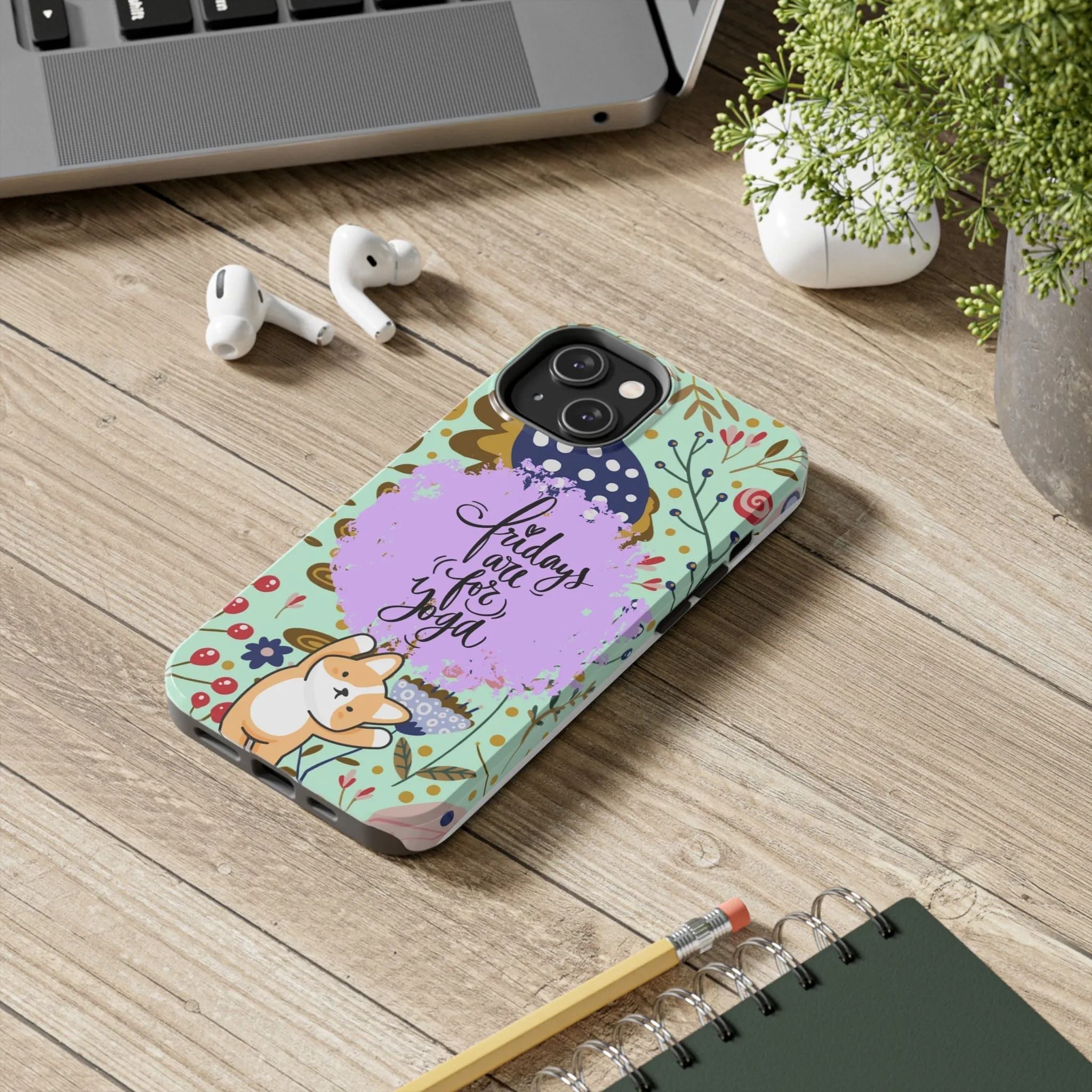 Fridays Are for Yoga Inspirational Cell Phone Case - Zen Lifestyle Cover