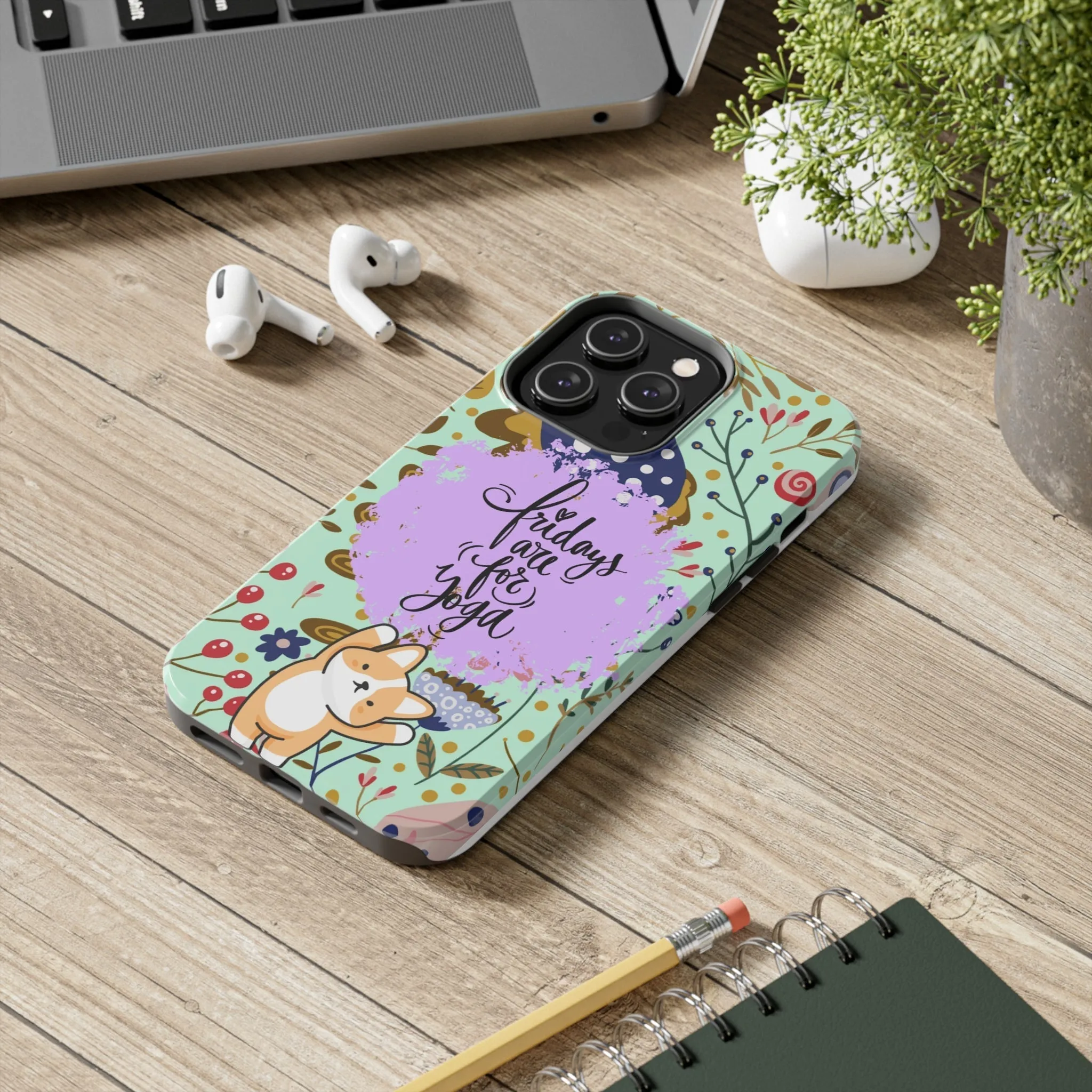 Fridays Are for Yoga Inspirational Cell Phone Case - Zen Lifestyle Cover