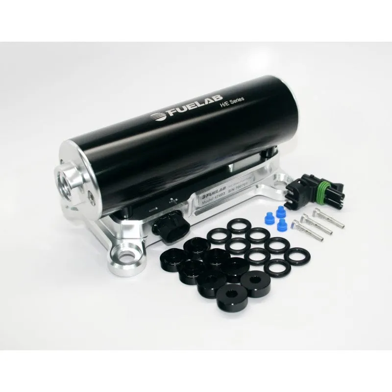 FUELAB 47403 Brushless Twin Screw Fuel Pump Series H/E (500 LPH @ 45 PSI, 125 PSI max, 13.5 v, up to 1250 HP)