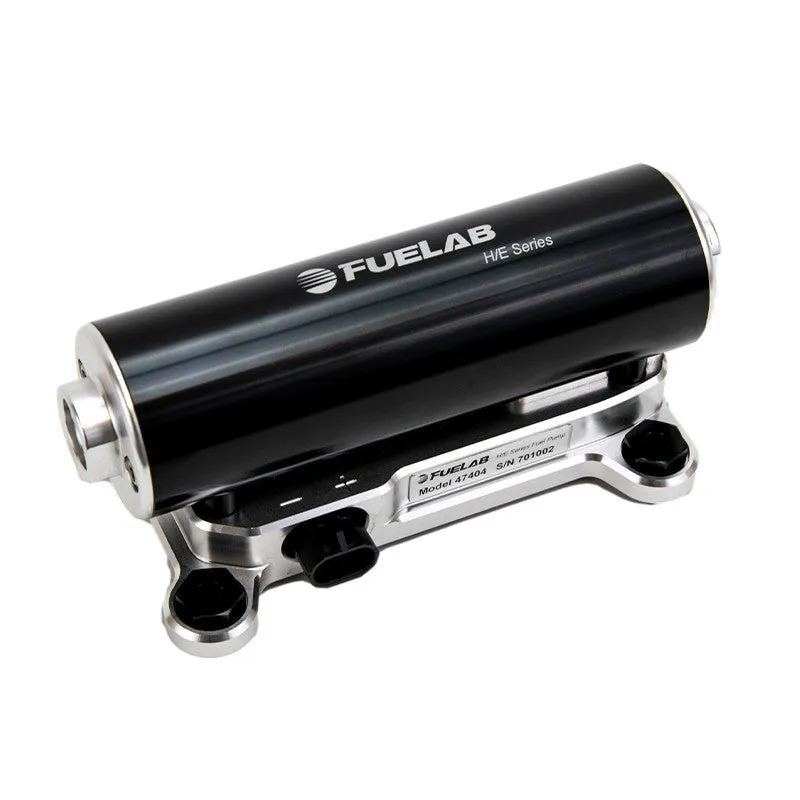 FUELAB 47403 Brushless Twin Screw Fuel Pump Series H/E (500 LPH @ 45 PSI, 125 PSI max, 13.5 v, up to 1250 HP)