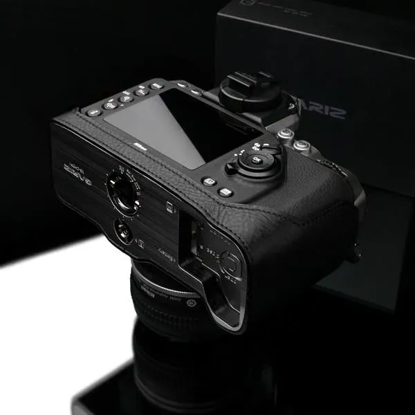 Gariz XS-CHDFBK Black Leather Camera Half Case for Nikon DF