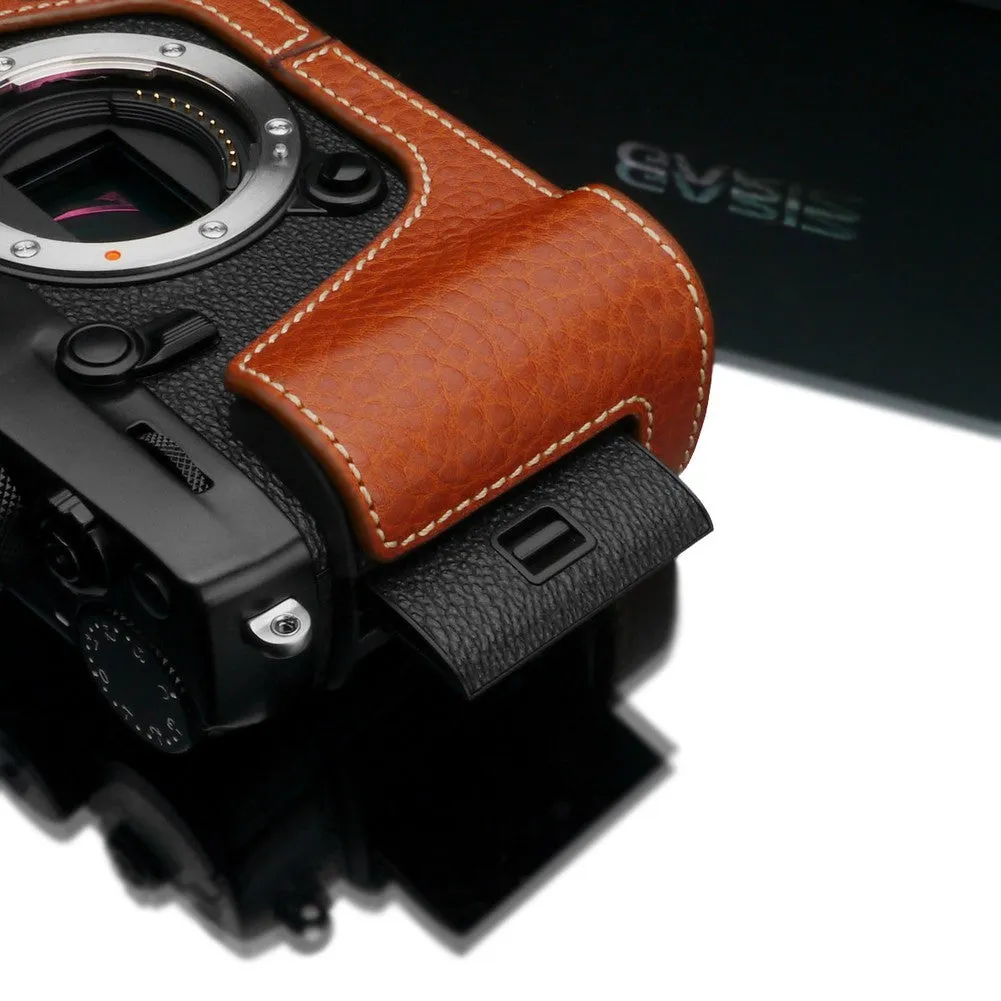 Gariz XS-CHXP3CM Camel Leather Half Case for Fuji X-Pro 3