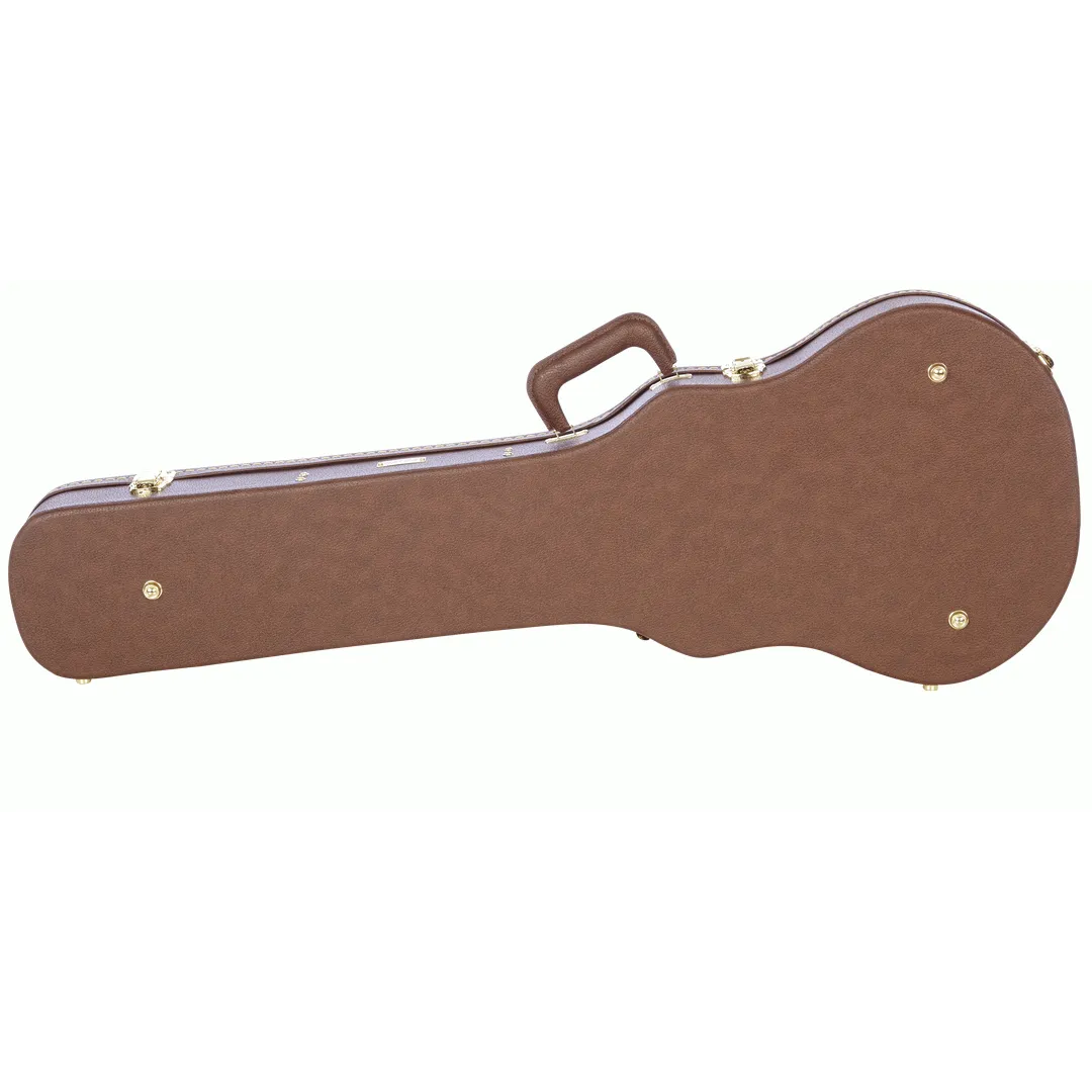 Gator GW-LP-BROWN Deluxe Wood Guitar Case