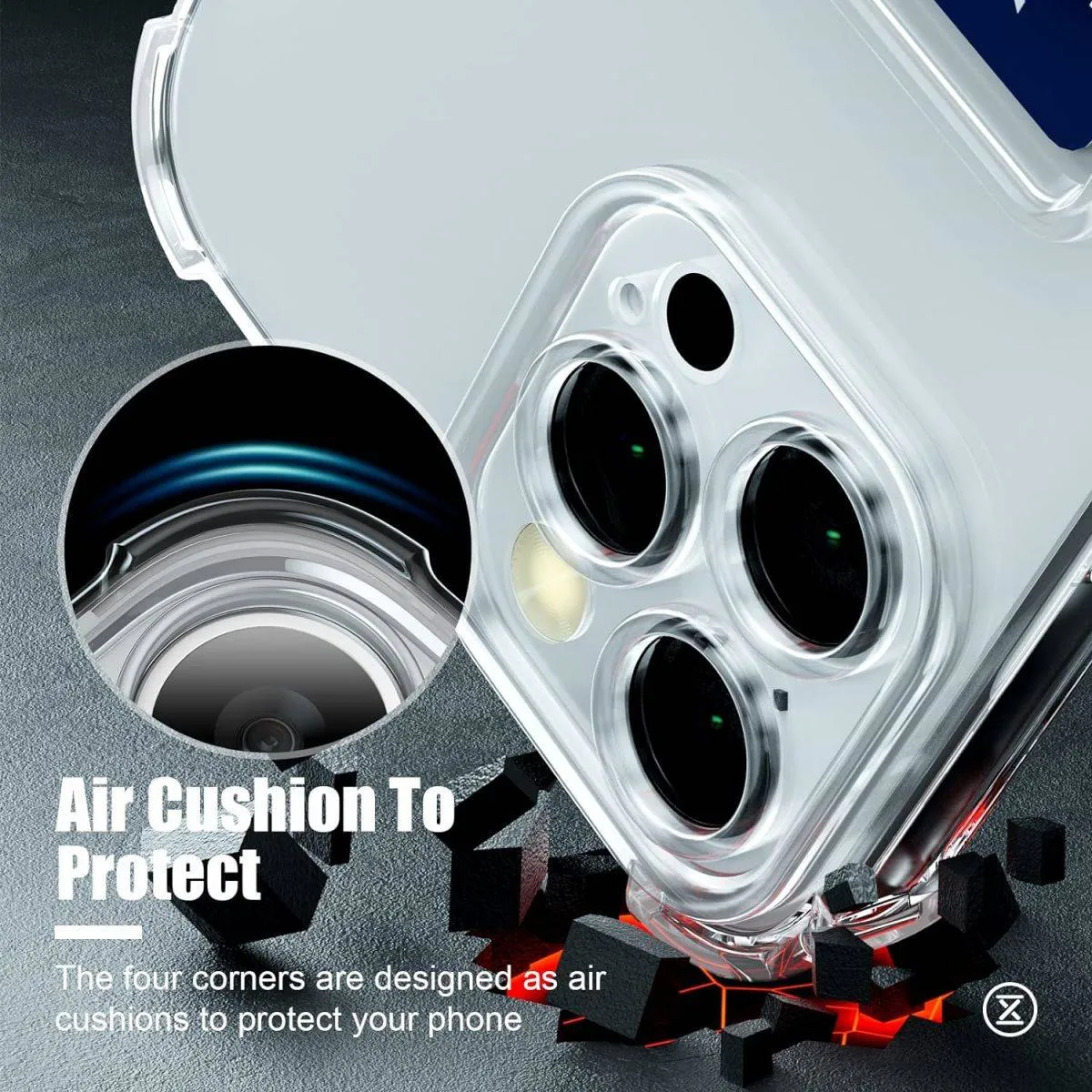 Gel Card Series iPhone Clear Case with Card Holder
