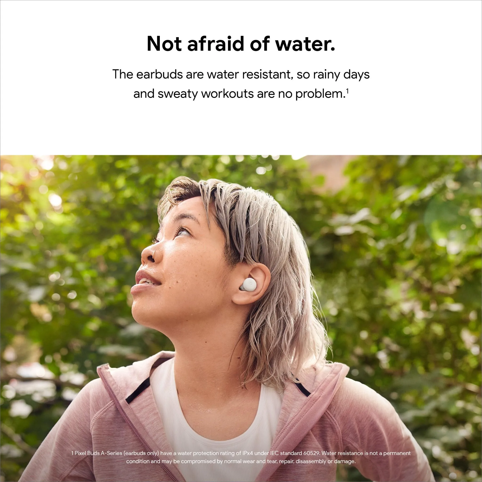 Google Pixel Buds A-Series In-Ear Headphones (White)