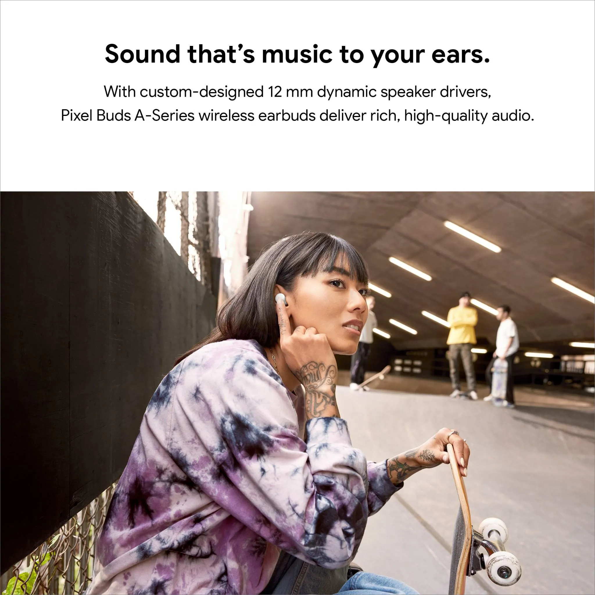 Google Pixel Buds A-Series In-Ear Headphones (White)