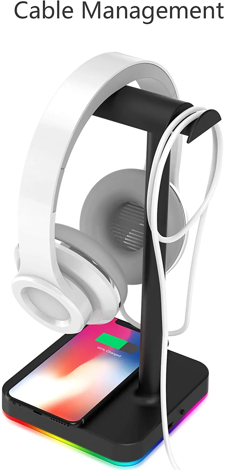Headphone Stand Wireless Charger