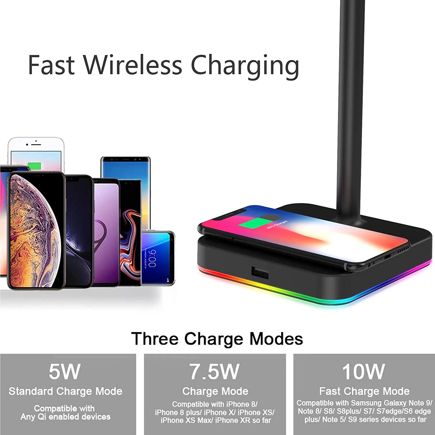 Headphone Stand Wireless Charger