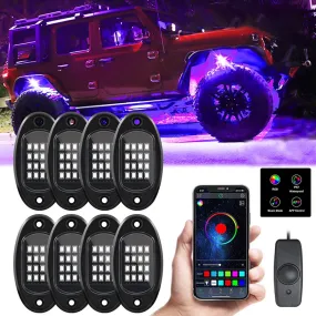 High Brightness Multifunction Car  Led  Rock  Lights Kit