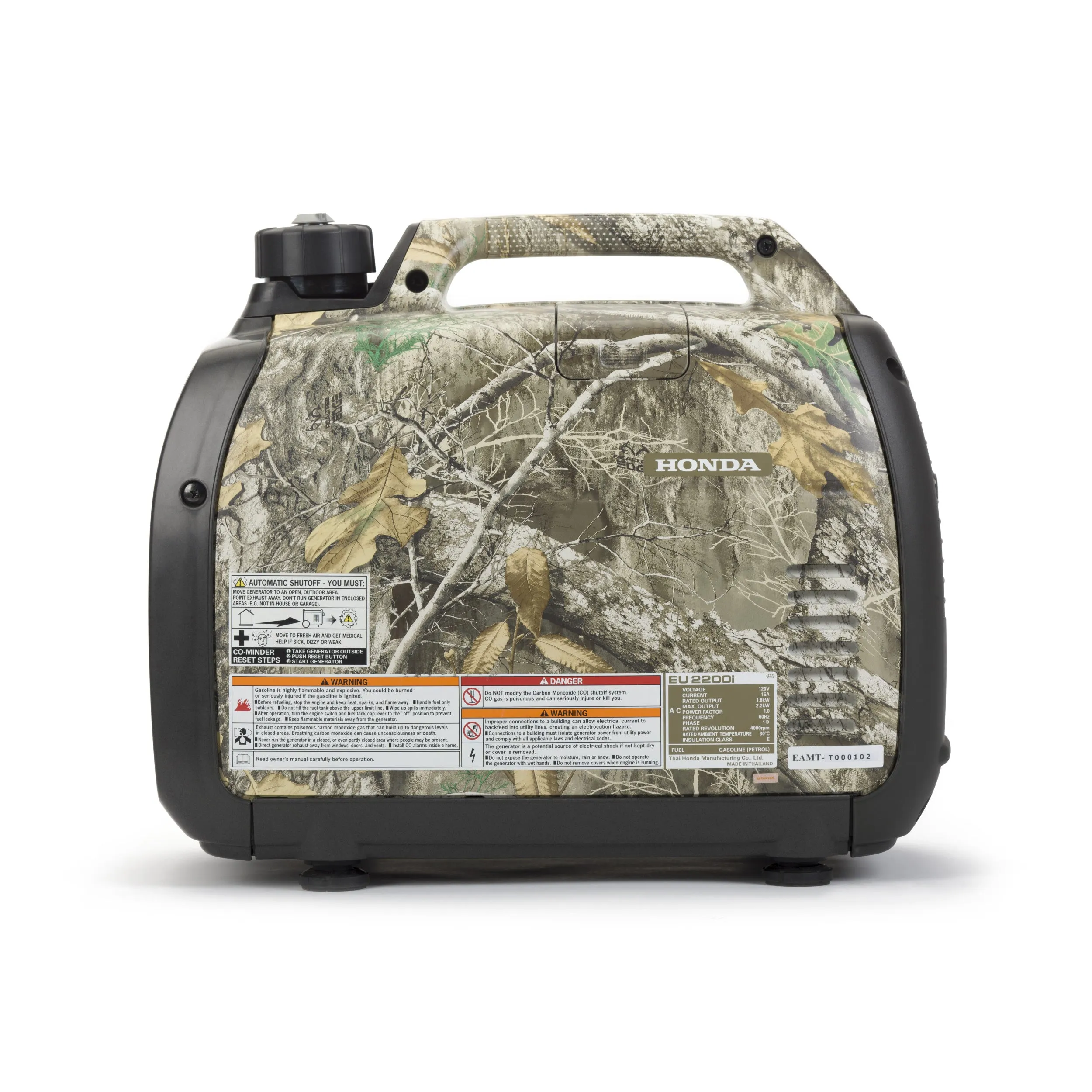 Honda EU2200i 120V 2200-Watt Inverter Generator with Co-Minder - Camo | 664260