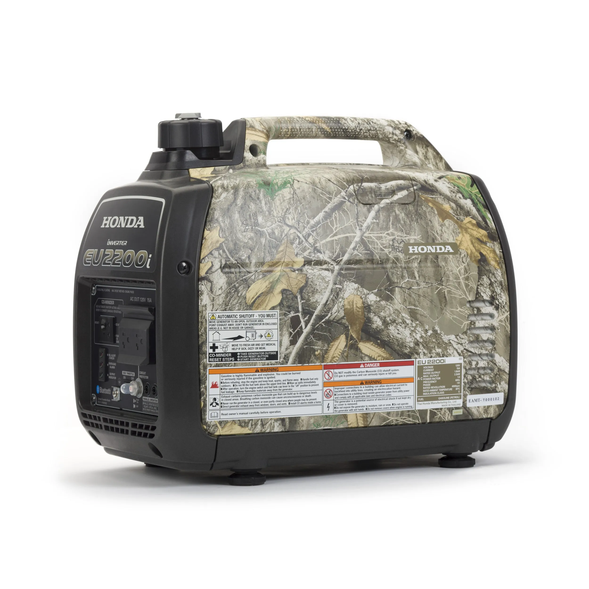 Honda EU2200i 120V 2200-Watt Inverter Generator with Co-Minder - Camo | 664260