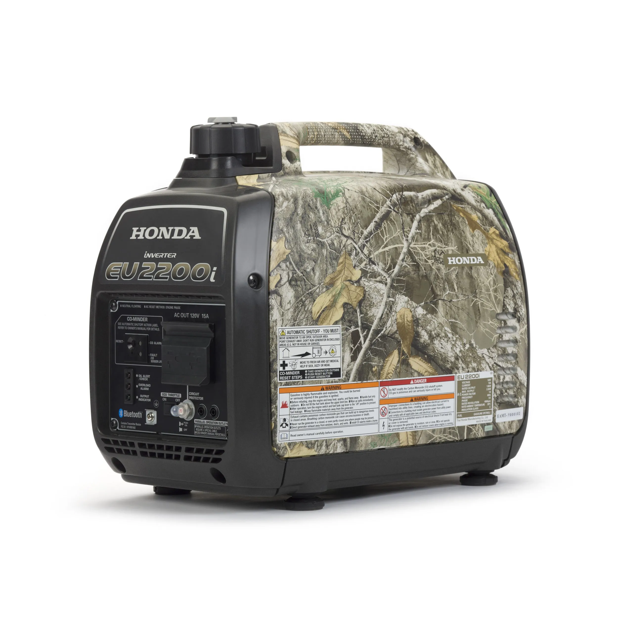 Honda EU2200i 120V 2200-Watt Inverter Generator with Co-Minder - Camo | 664260