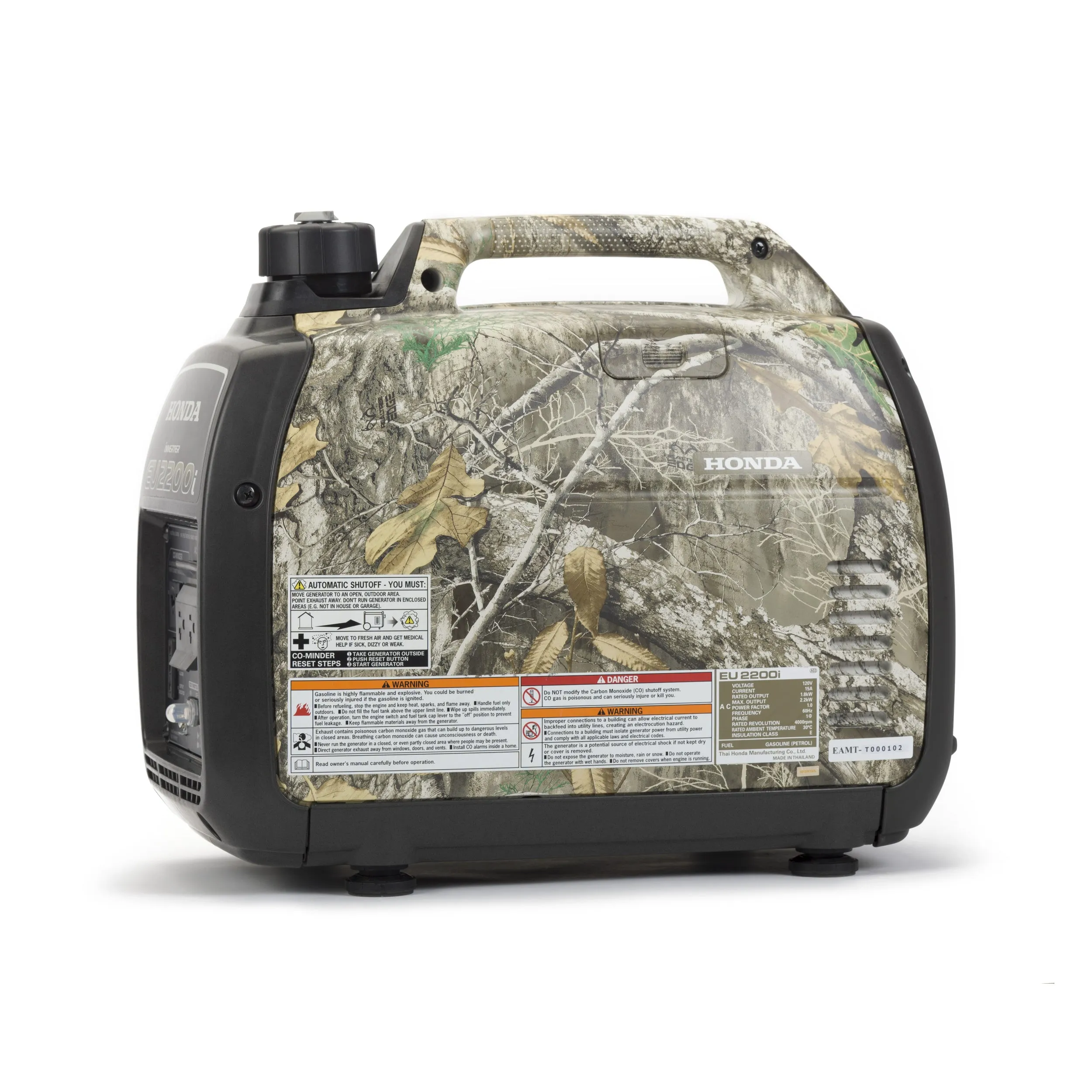 Honda EU2200i 120V 2200-Watt Inverter Generator with Co-Minder - Camo | 664260