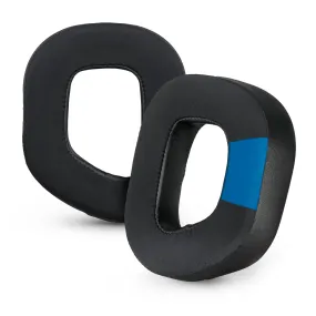 Hybrid Earpads for Corsair HS80RGB Wireless, Wired & HS80MAX Gaming Headphones, Soft Cool Gel, Super Soft Fabric, w/ PU Leather & Thicker Memory Foam