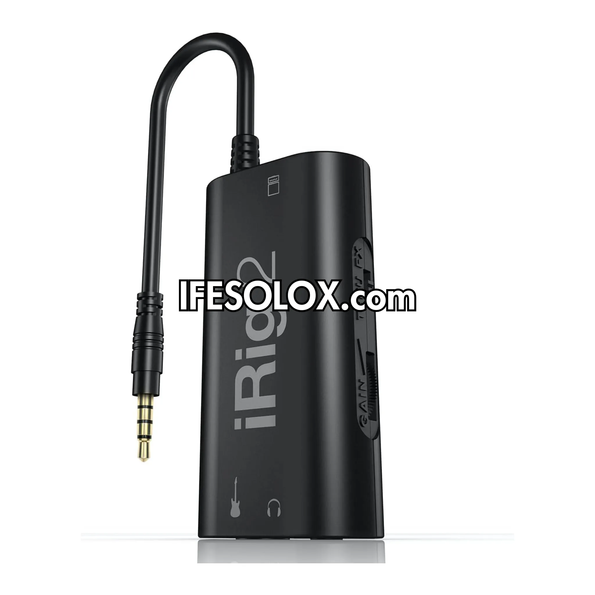 iRig 2 Guitar Audio Interface for iPhones, Androids and PCs with 1/4 inch Output - Brand New