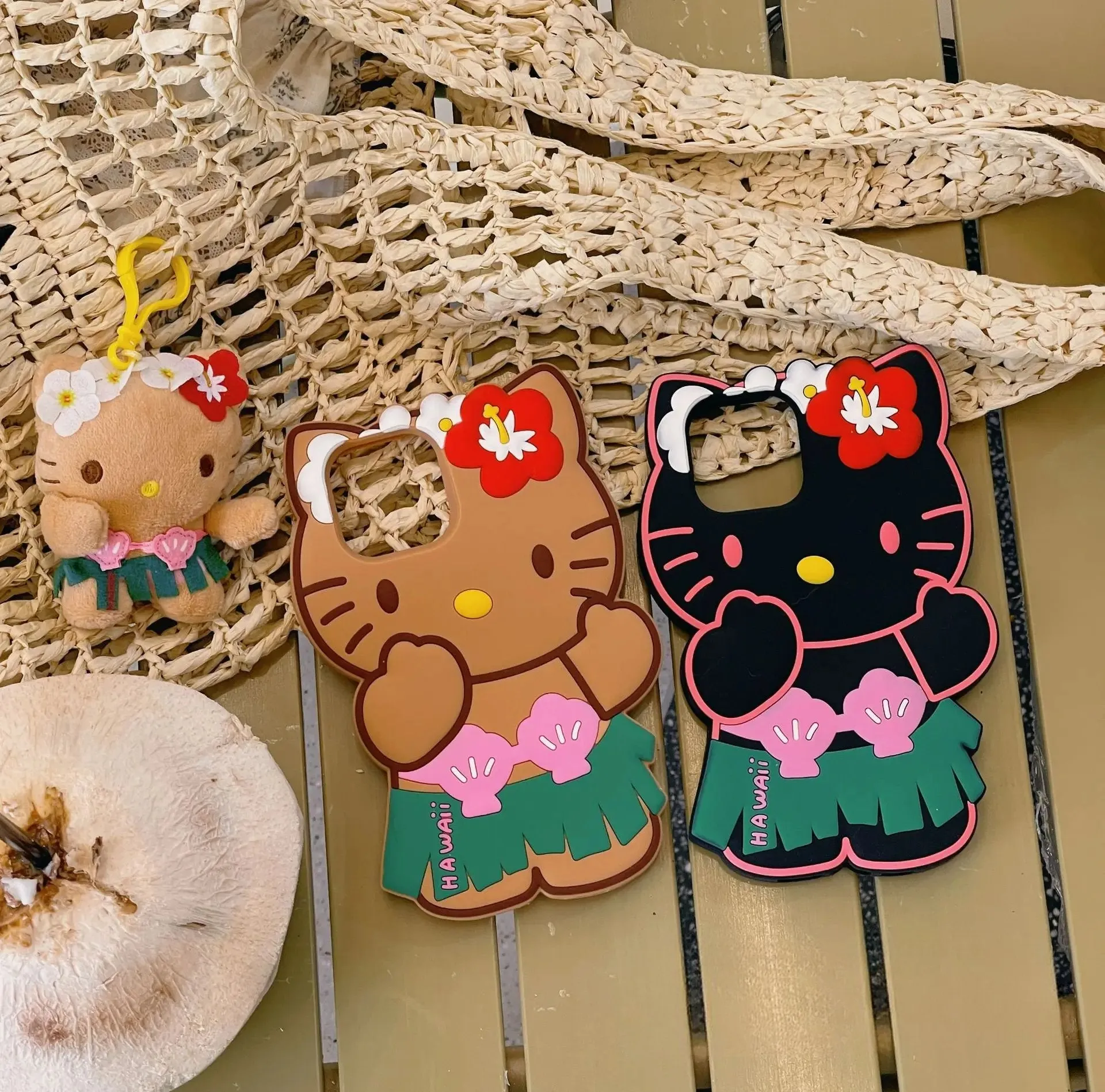 Kawaii Hawaiian Hello Kitty iPhone Case