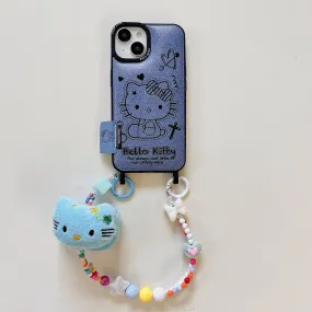 Kawaii Hello Kitty Denim Color iPhone Case