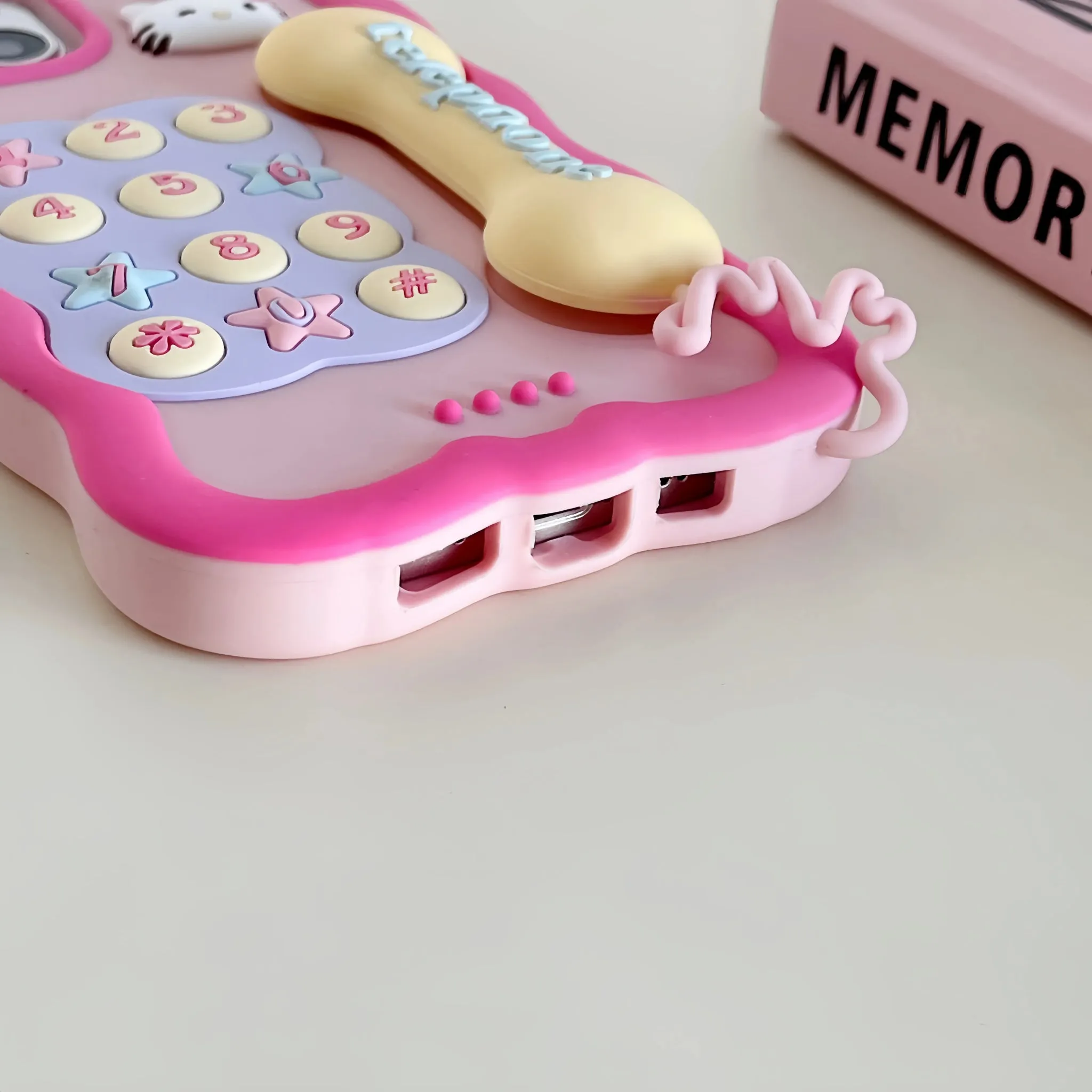Kawaii Hello Kitty Dial Phone iPhone Case