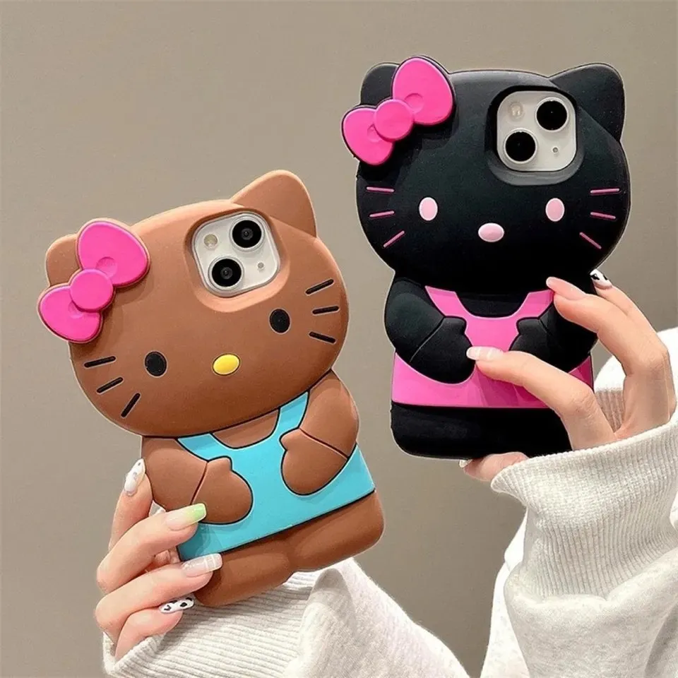 Kawaii Hello Kitty Soft iPhone Case