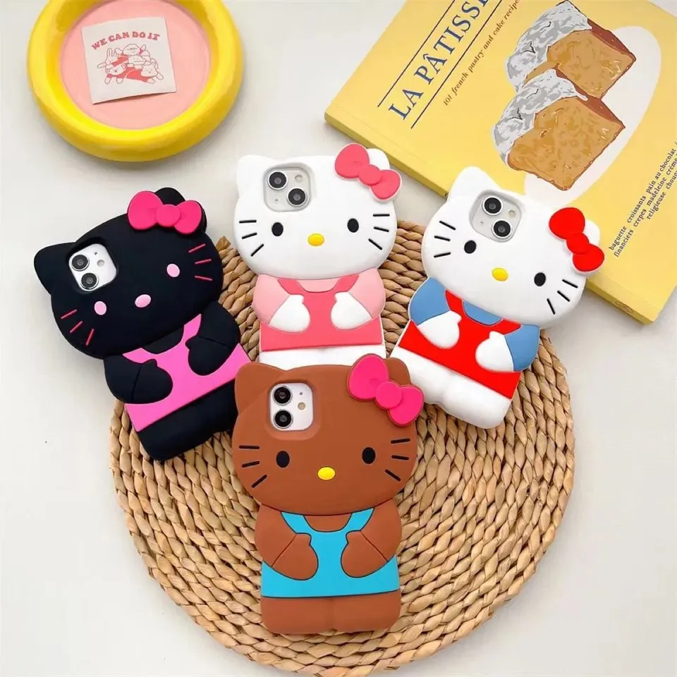 Kawaii Hello Kitty Soft iPhone Case