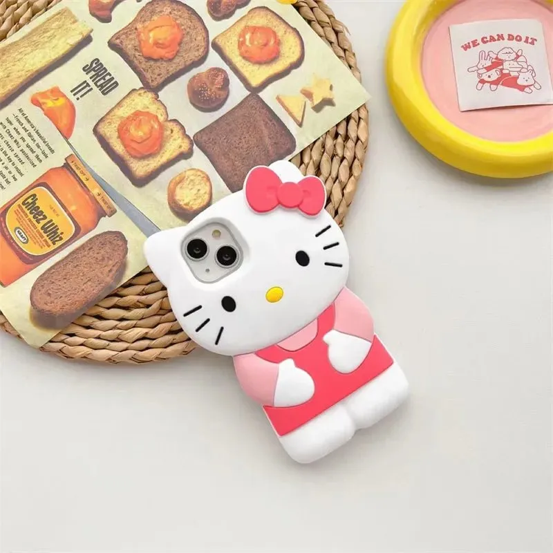 Kawaii Hello Kitty Soft iPhone Case