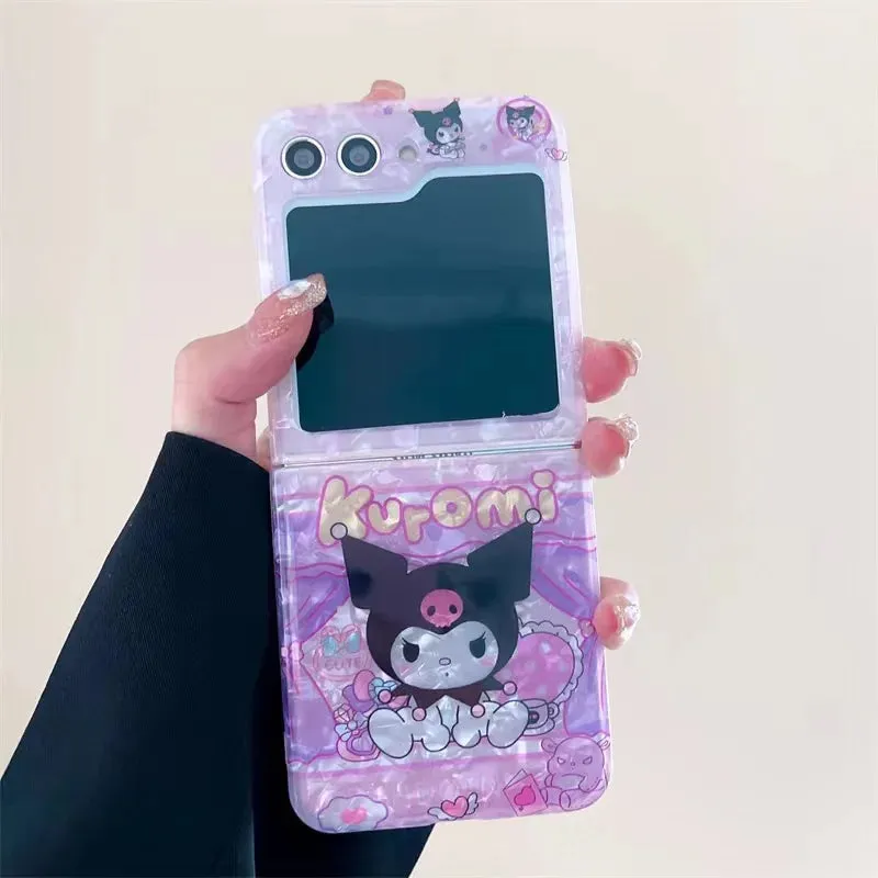 Kawaii Kuromi Galaxy Z Flip Case
