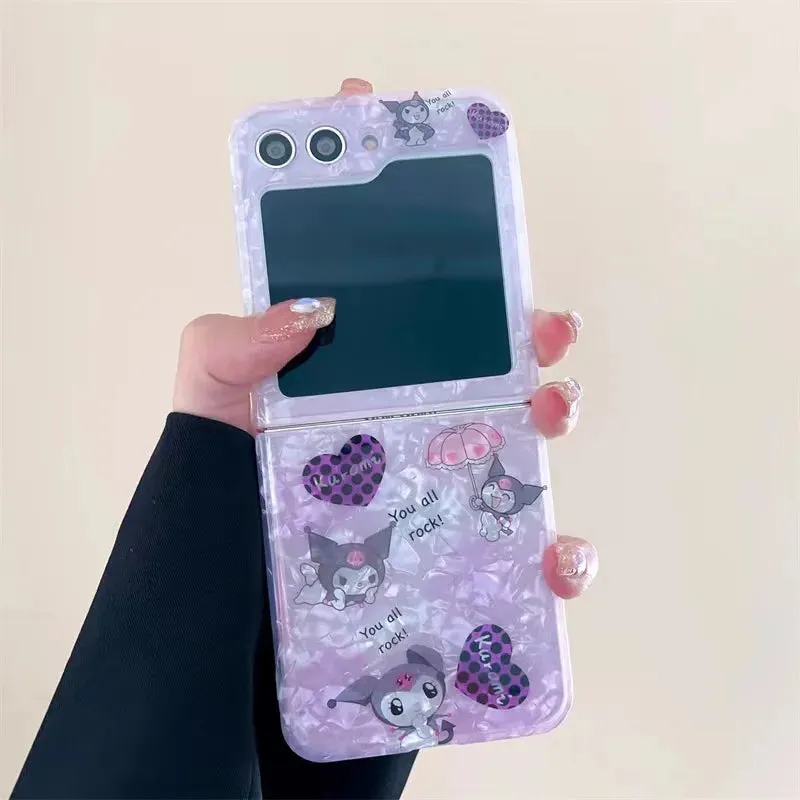 Kawaii Kuromi Galaxy Z Flip Case