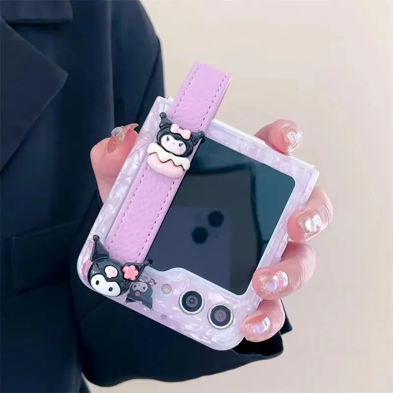 Kawaii Kuromi Galaxy Z Flip Case
