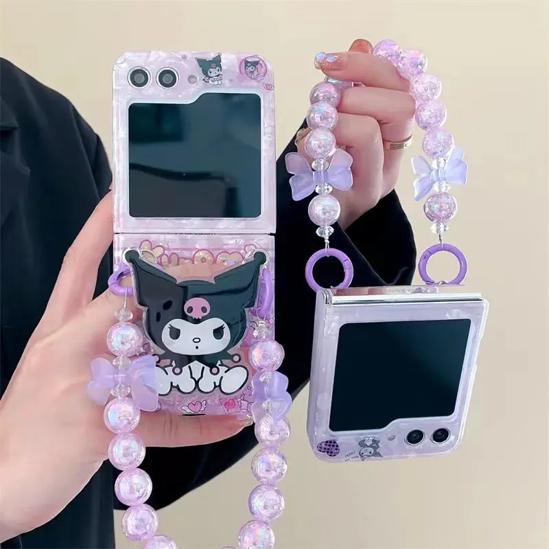 Kawaii Kuromi Galaxy Z Flip Case