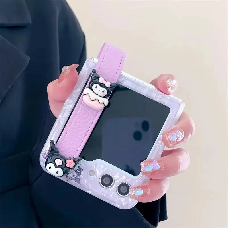 Kawaii Kuromi Galaxy Z Flip Case
