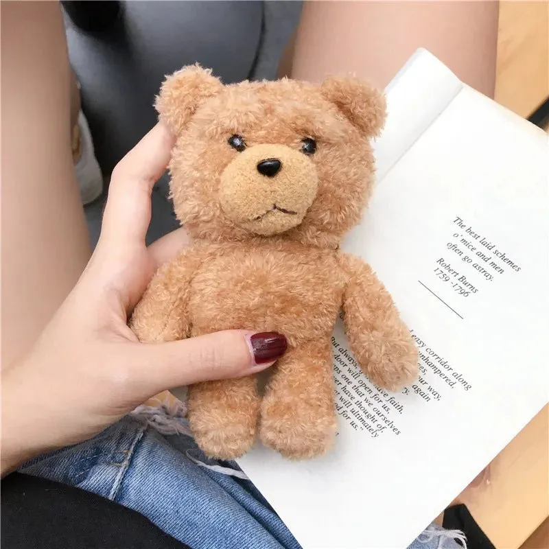 Kawaii Teddy Bear Doll AirPods Case