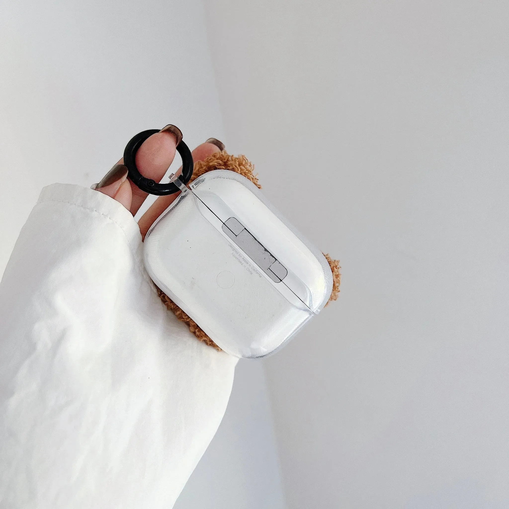 Kawaii Teddy Bear Plush AirPods Case
