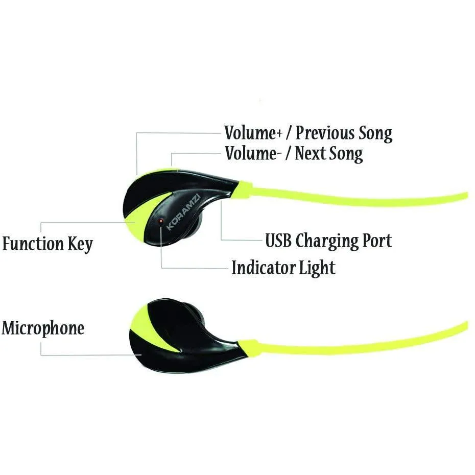 Koramzi Wireless Bluetooth Sport Earbuds