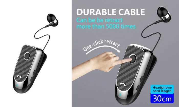 L2 Wireless Business BT Headset in-Ear Retractable Earphone