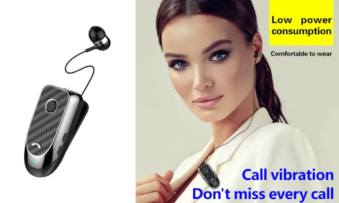L2 Wireless Business BT Headset in-Ear Retractable Earphone
