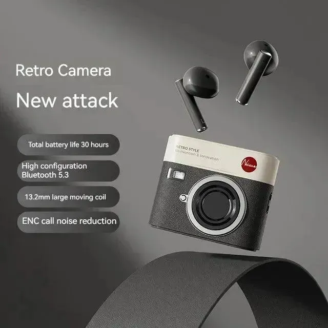LiberFeel CCD Camera Shaped Wireless Earbuds