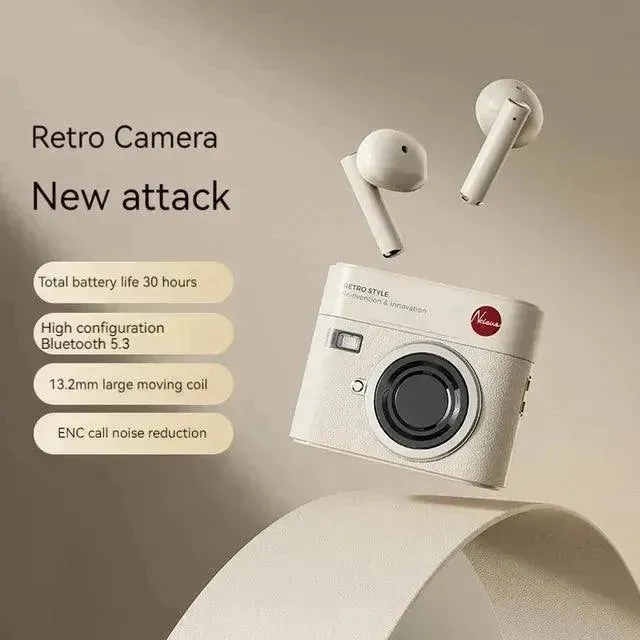 LiberFeel CCD Camera Shaped Wireless Earbuds