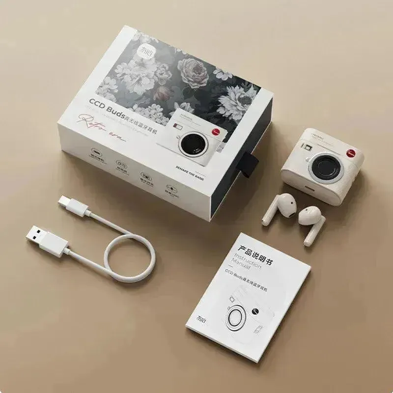 LiberFeel CCD Camera Shaped Wireless Earbuds