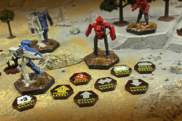 LITKO Premium Printed Mecha Combat Maneuvers Token Set (20)