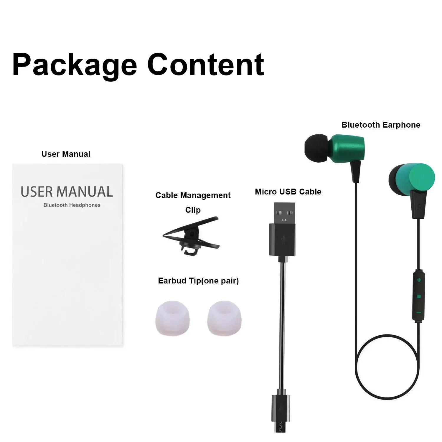 Mini In Ear Wireless Sports Bluetooth Headset with Microphone-Wireless Earbuds