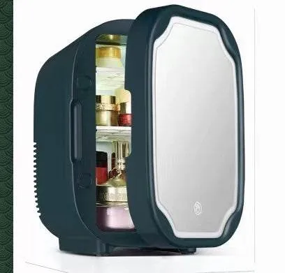 Mini Refrigerator 110v Beauty Mirror Car Home Refrigeration Small