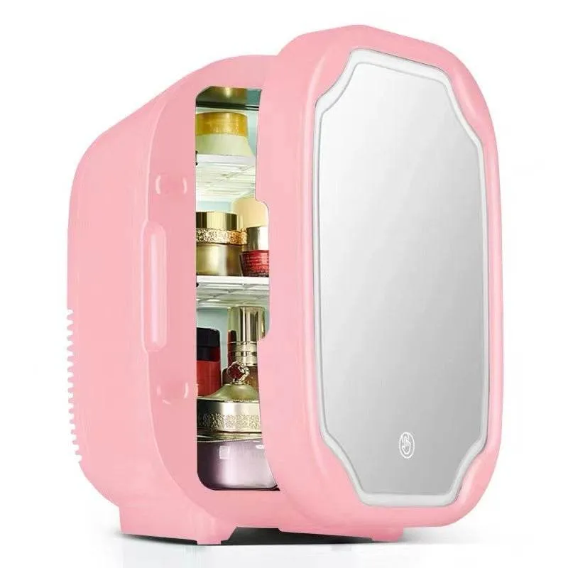 Mini Refrigerator 110v Beauty Mirror Car Home Refrigeration Small