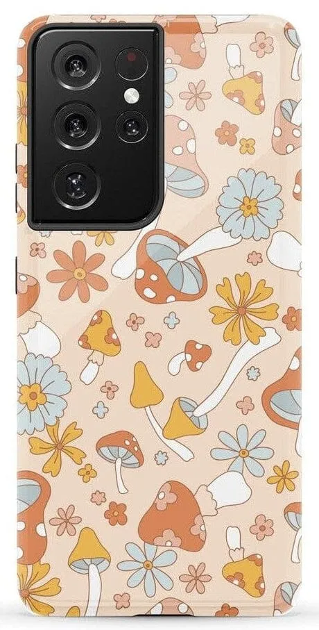 Mushroom Magic | Retro Floral Samsung Case