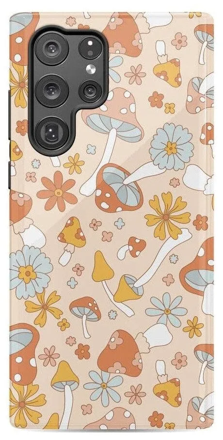 Mushroom Magic | Retro Floral Samsung Case