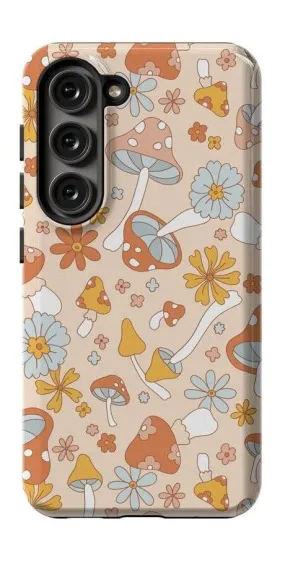 Mushroom Magic | Retro Floral Samsung Case