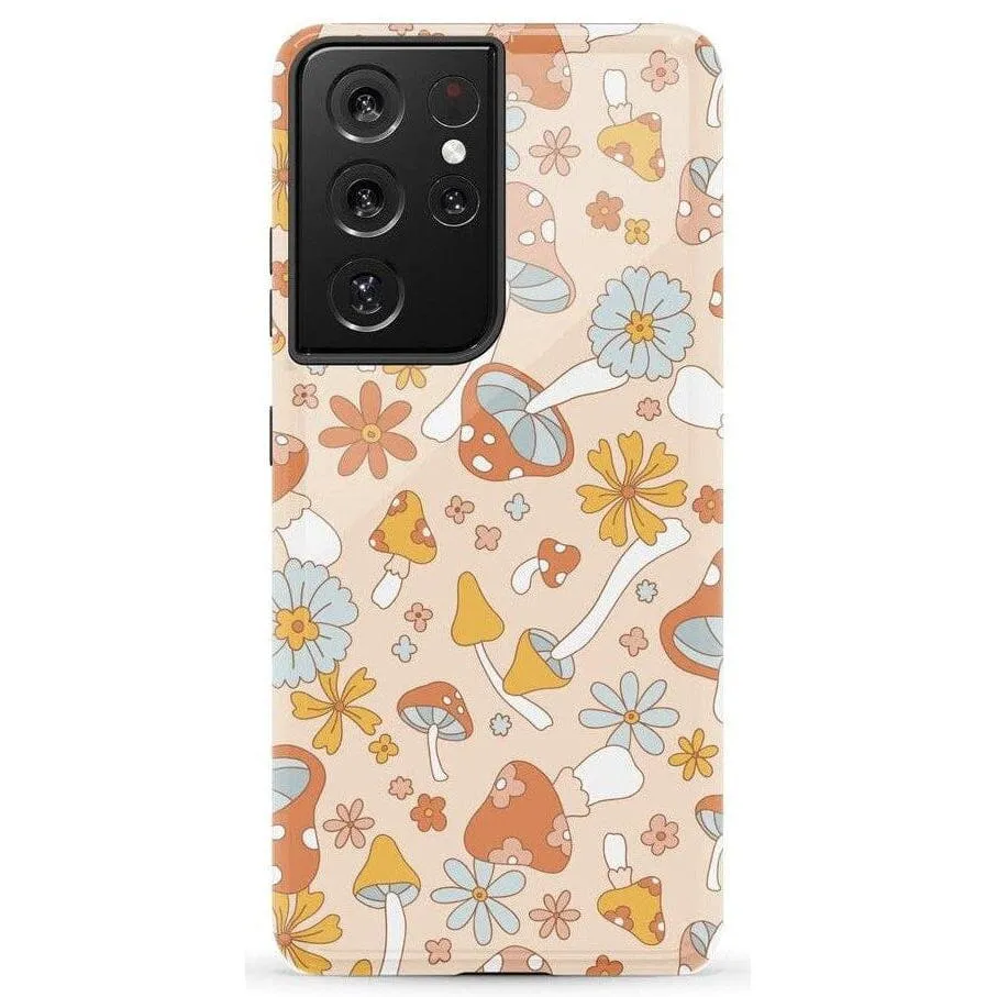 Mushroom Magic | Retro Floral Samsung Case